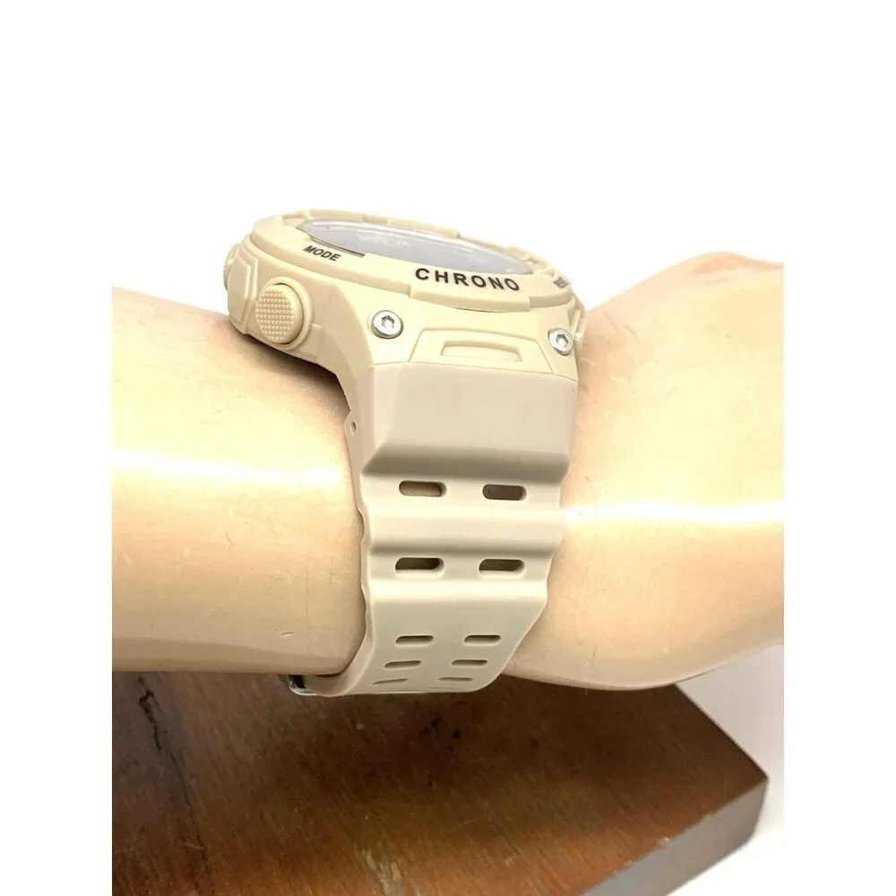 Invicta Racing Men's Watch 47526 Quartz Digital Light Brown Resin Strap 52mm